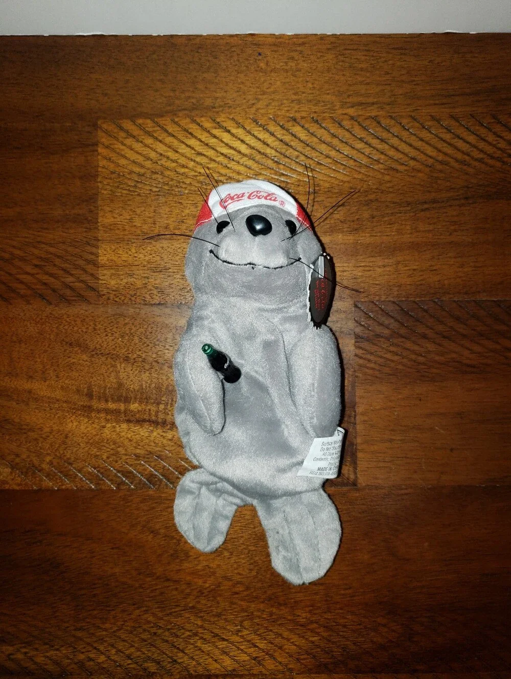 Coca Cola Bean Bag Plush Seal
